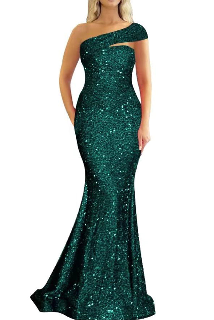 Glitter A Line Green Scoop Neck Long Sleeves Floor Length Mother Of The Bride Dresses With Beaded